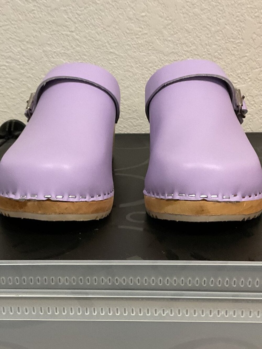 NEW Mia Alma lilac leather clog 41 - Picture 3 of 8